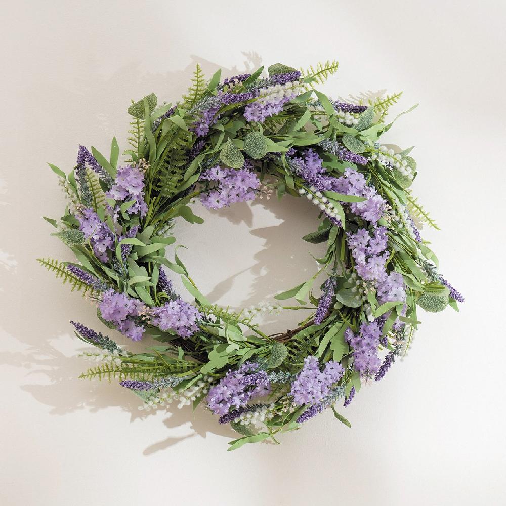 Bloom Hyacinth Eucalyptus And Lavender Wreath