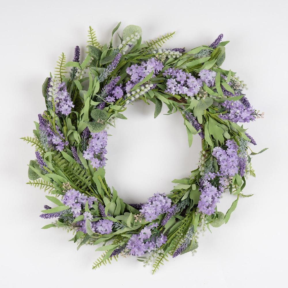 bloom Hyacinth Eucalyptus and Lavender Wreath