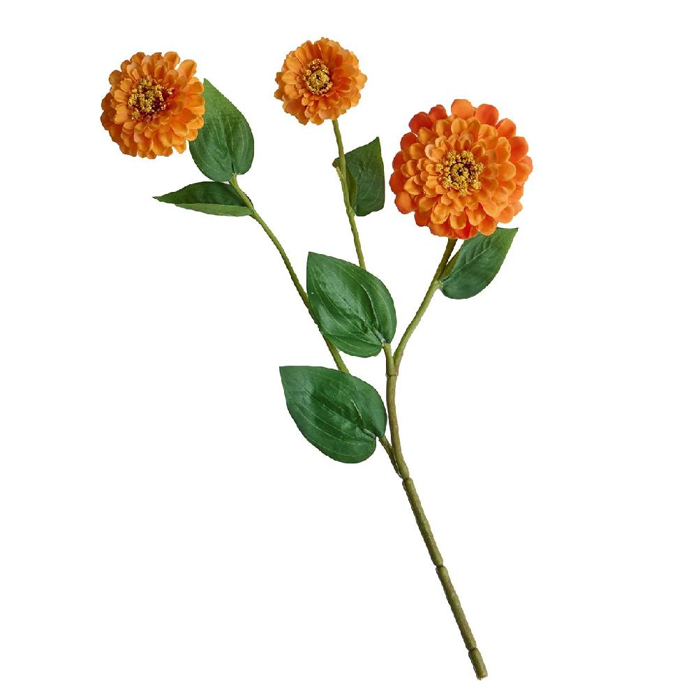 bloom Orange Zinnia Spray