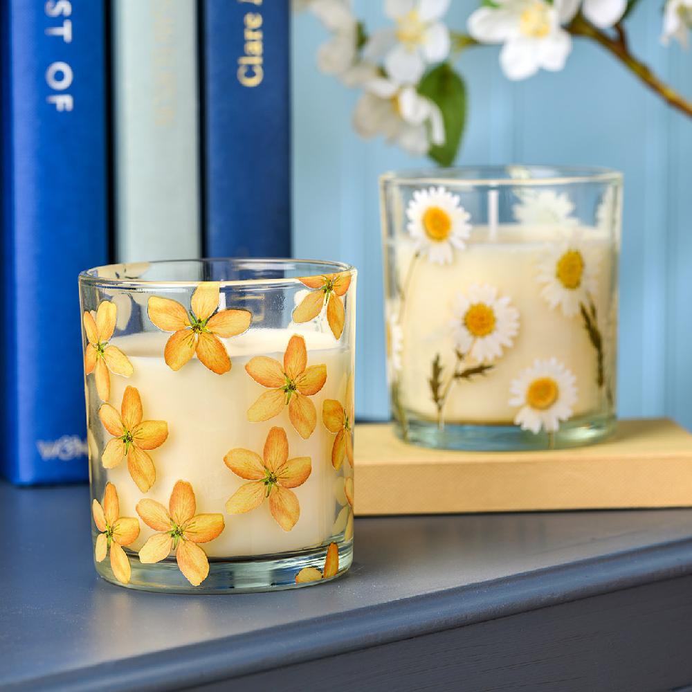 bloom Twin Candle Set Coral