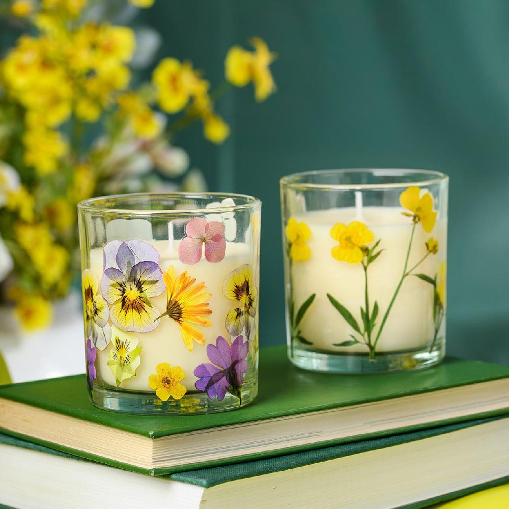 bloom Twin Candle Set Purple