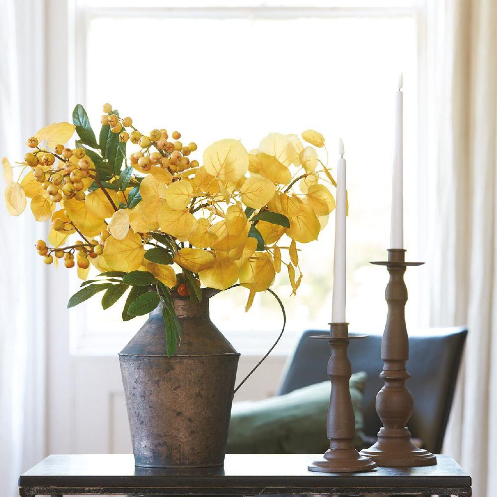 Bloom Warm Metal Candlesticks