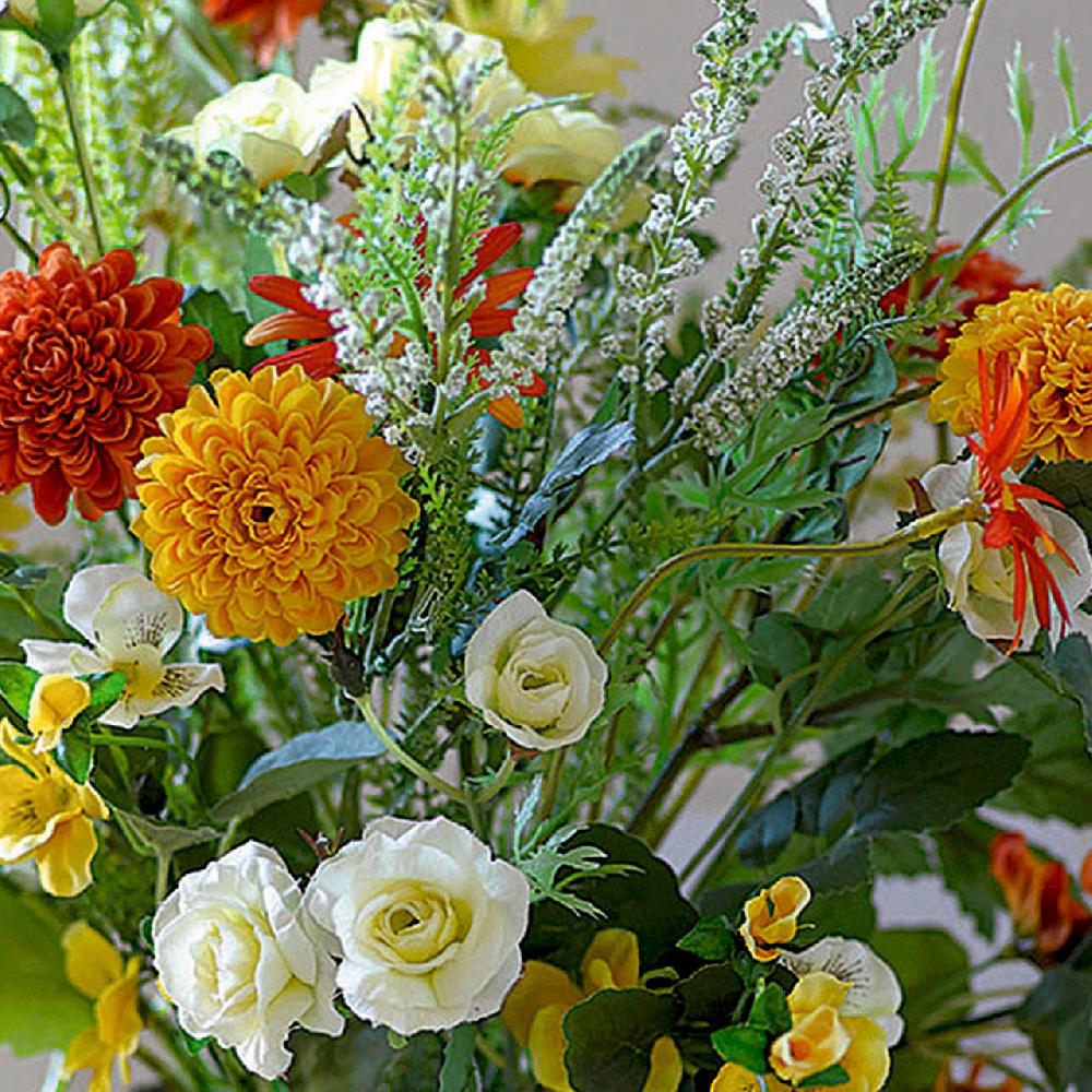 Bloom Sunny Marigold Arrangement In Mini Milk Churn