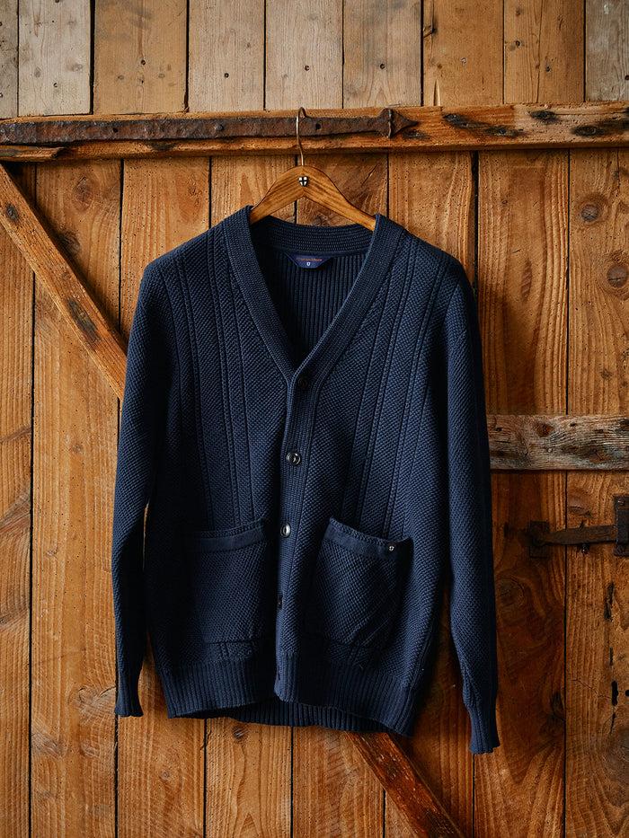 blue de gênes Achille Cardigan Navy