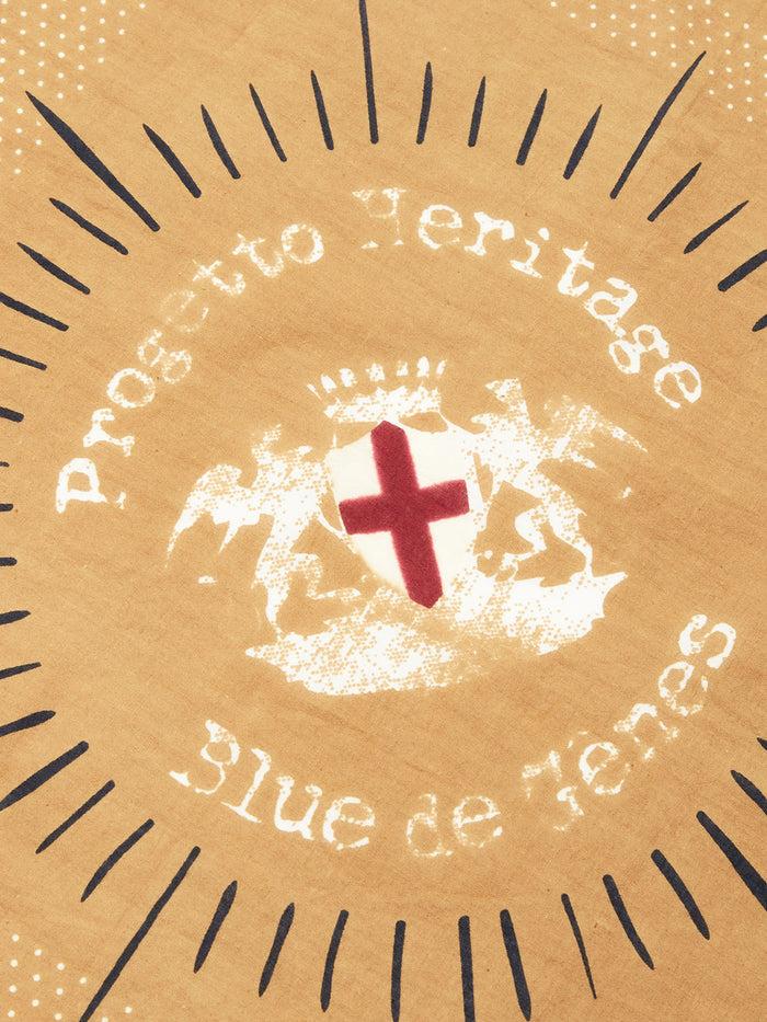 Blue De Gênes Bandana Antique Bronze