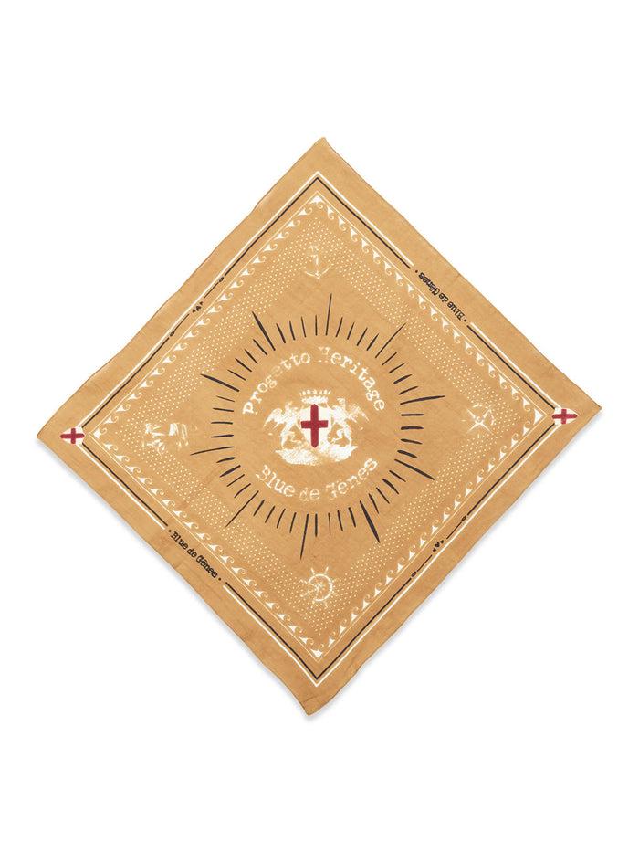 Blue De Gênes Bandana Antique Bronze