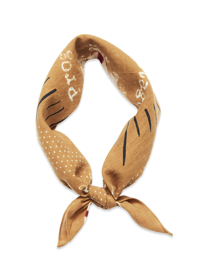 blue de gênes Bandana Antique Bronze