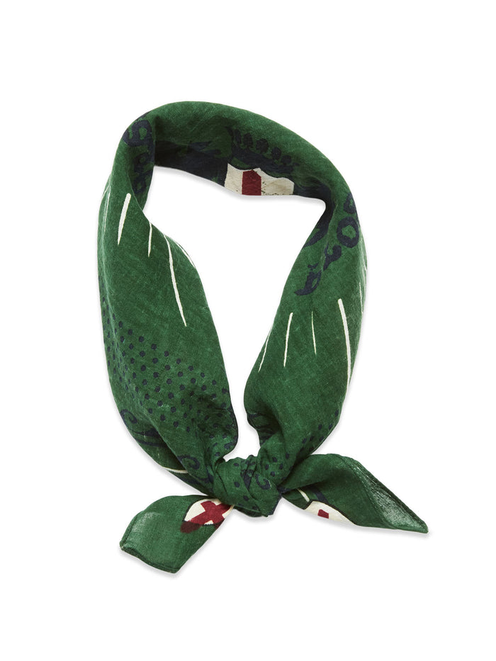 Blue De Gênes Bandana Green