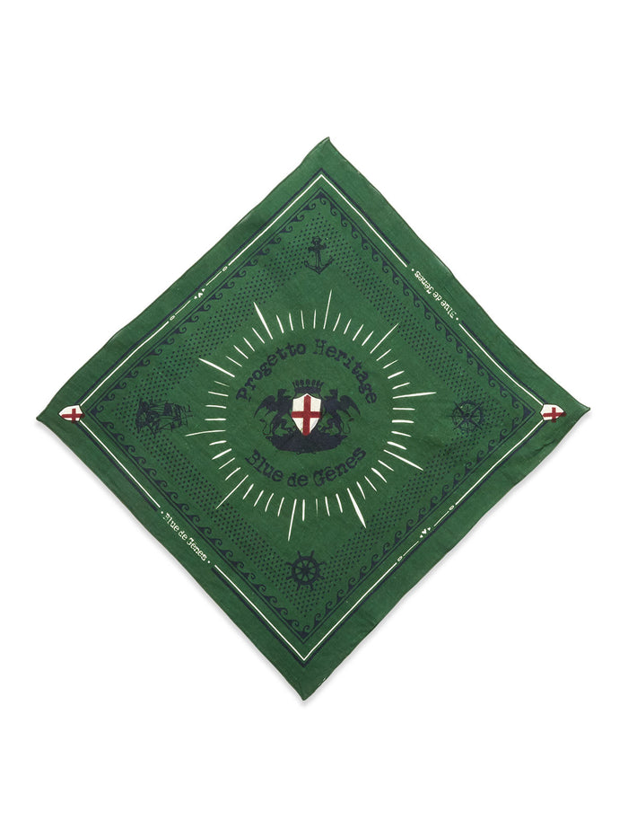 Blue De Gênes Bandana Green