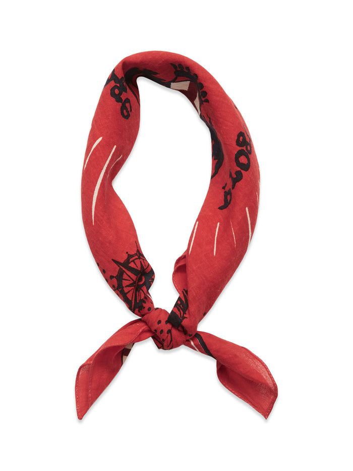 Blue De Gênes Bandana Red