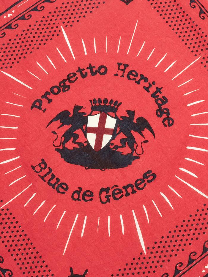 Blue De Gênes Bandana Red