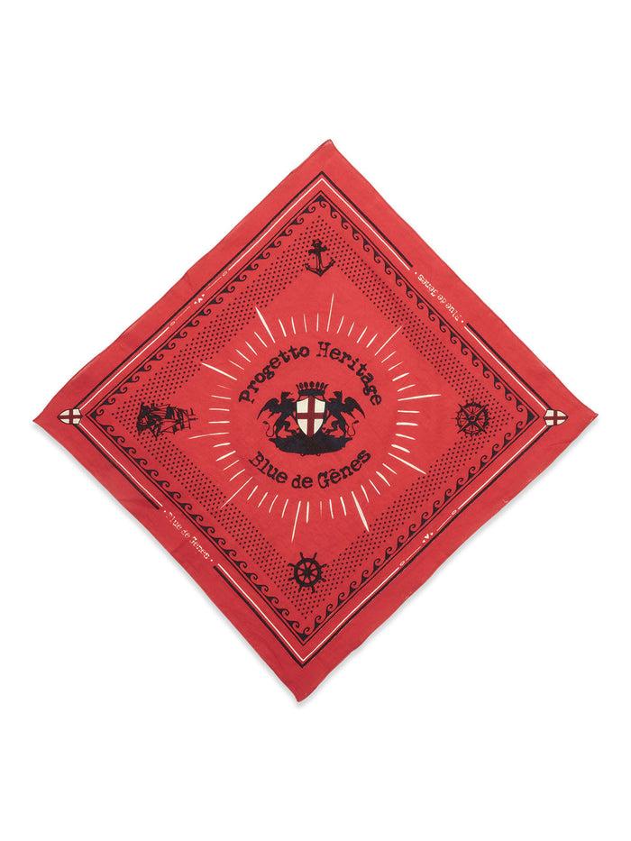 Blue De Gênes Bandana Red