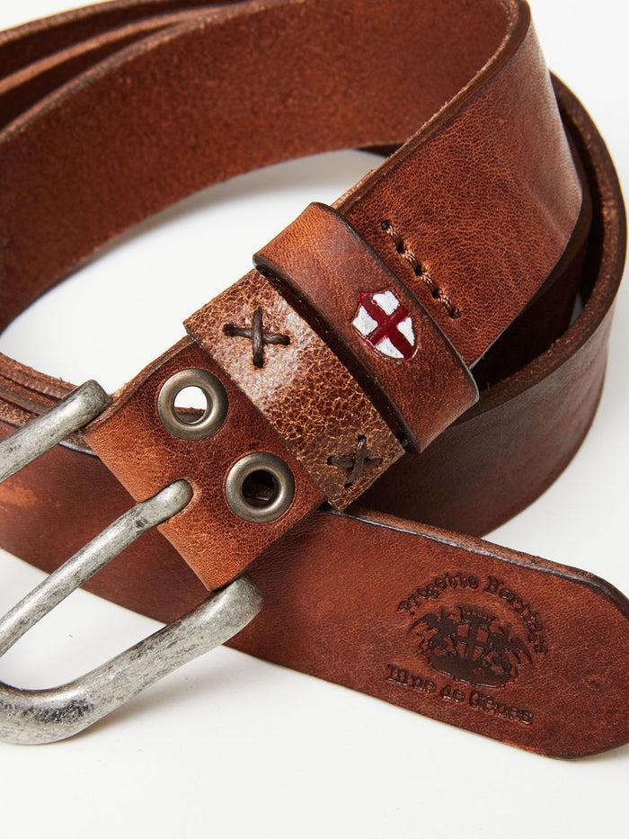 Blue De Gênes Barra Belt Brown