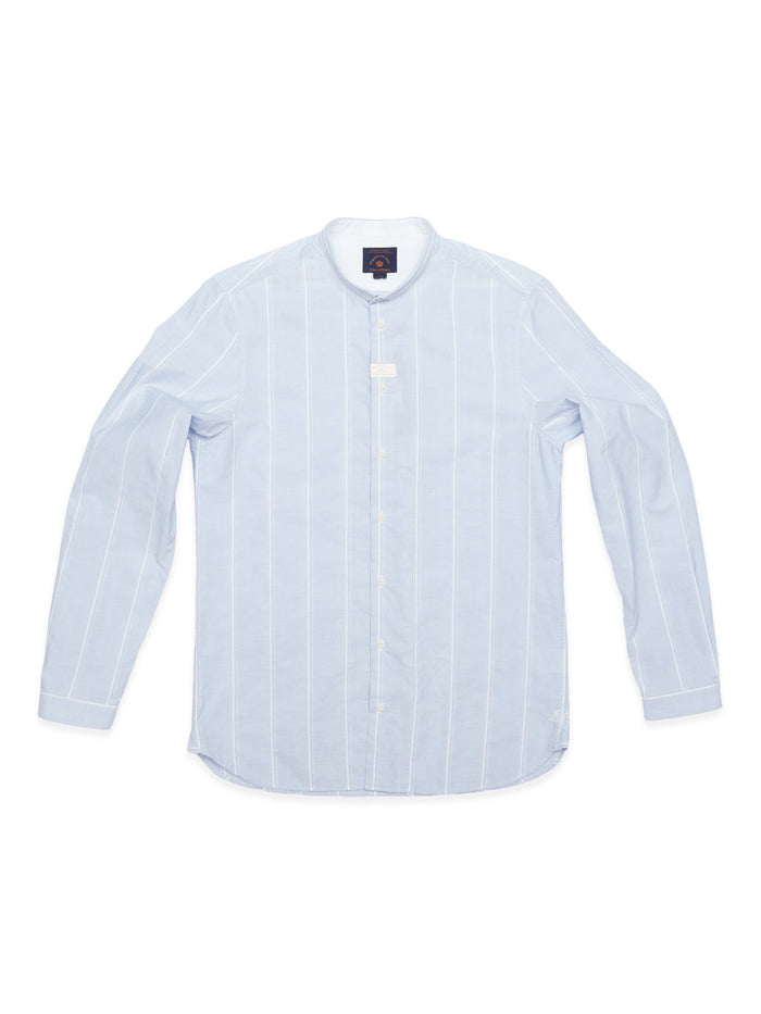 Blue De Gênes Basso Hackney Shirt Blue Stripe