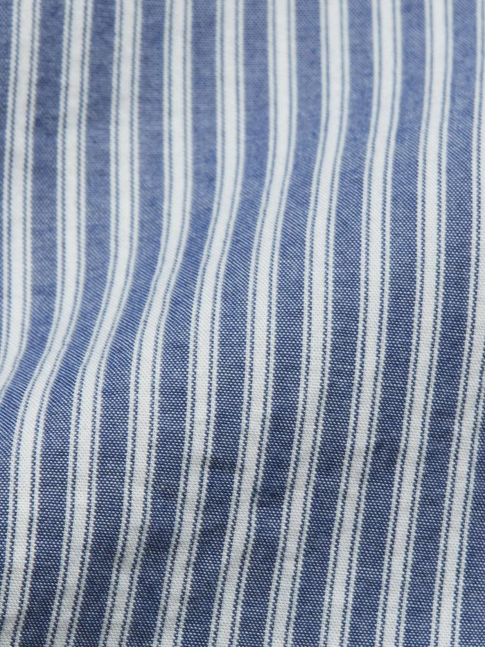 Blue De Gênes Basso Look Shirt Blue Stripe