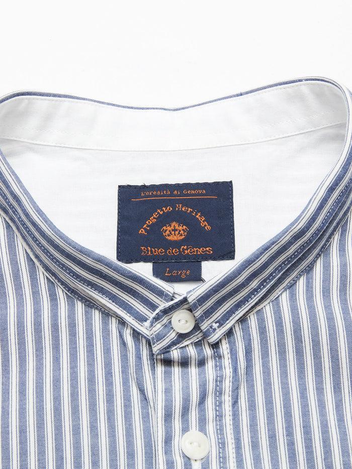 Blue De Gênes Basso Look Shirt Blue Stripe