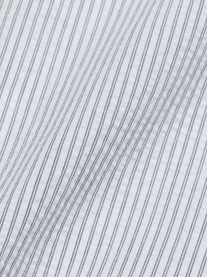 Blue De Gênes Basso MC Shirt Navy Stripe