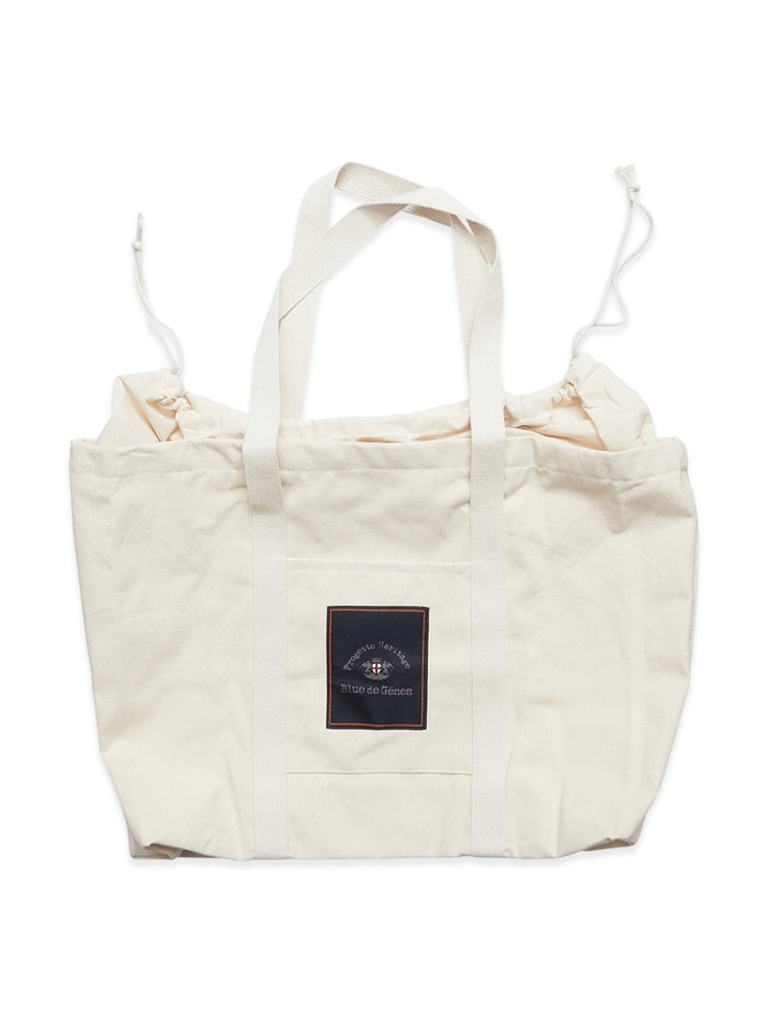 Blue De Gênes BDG Canvas Bag Off White
