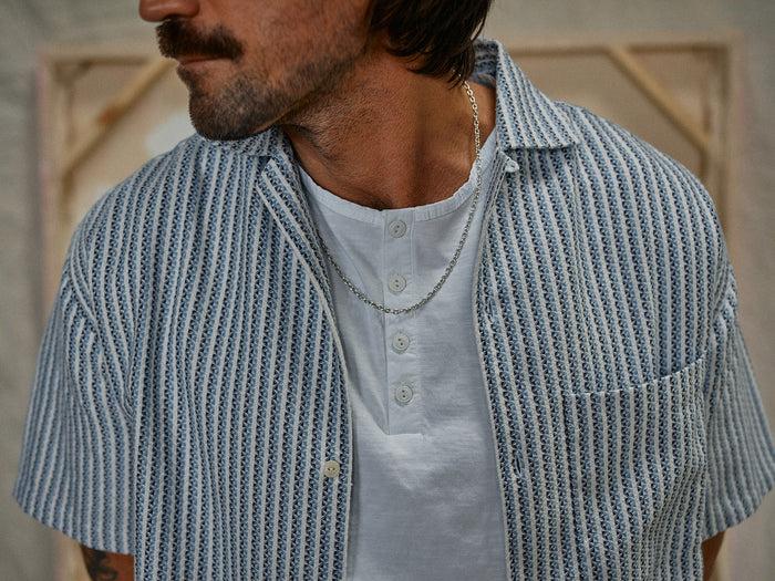 Blue De Gênes BdG S/S Grandad Snow White