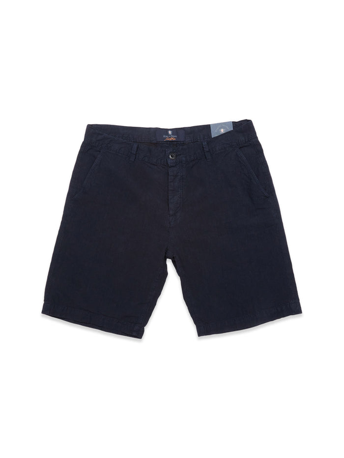 Blue De Gênes Bermuda Metz Shorts Dark Navy