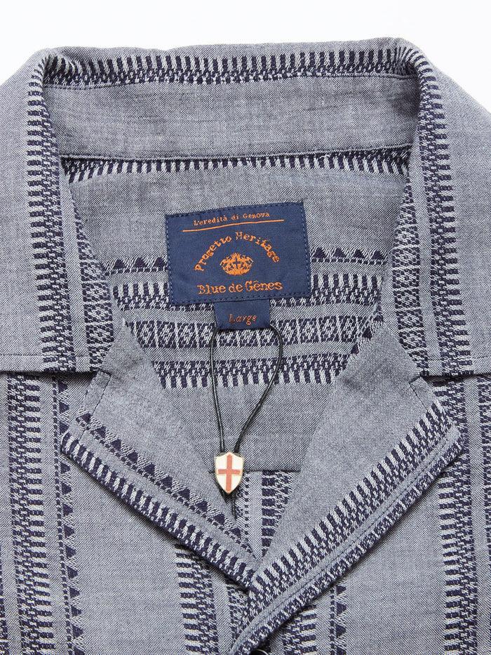 Blue De Gênes Candor Hendrix Shirt Dark Navy