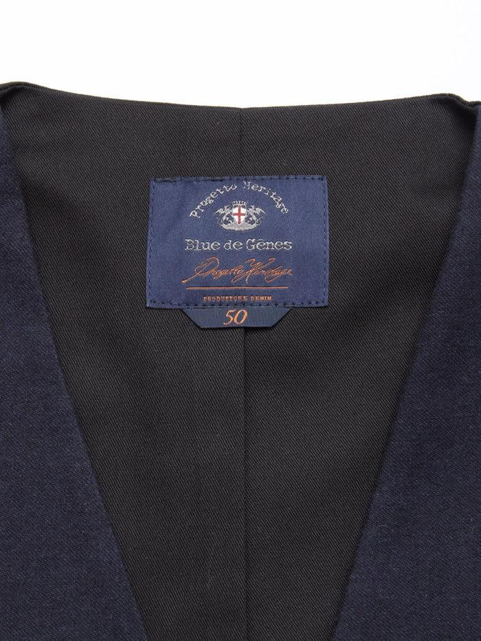 Blue De Gênes Canna Carbonio Gillet Dark Navy