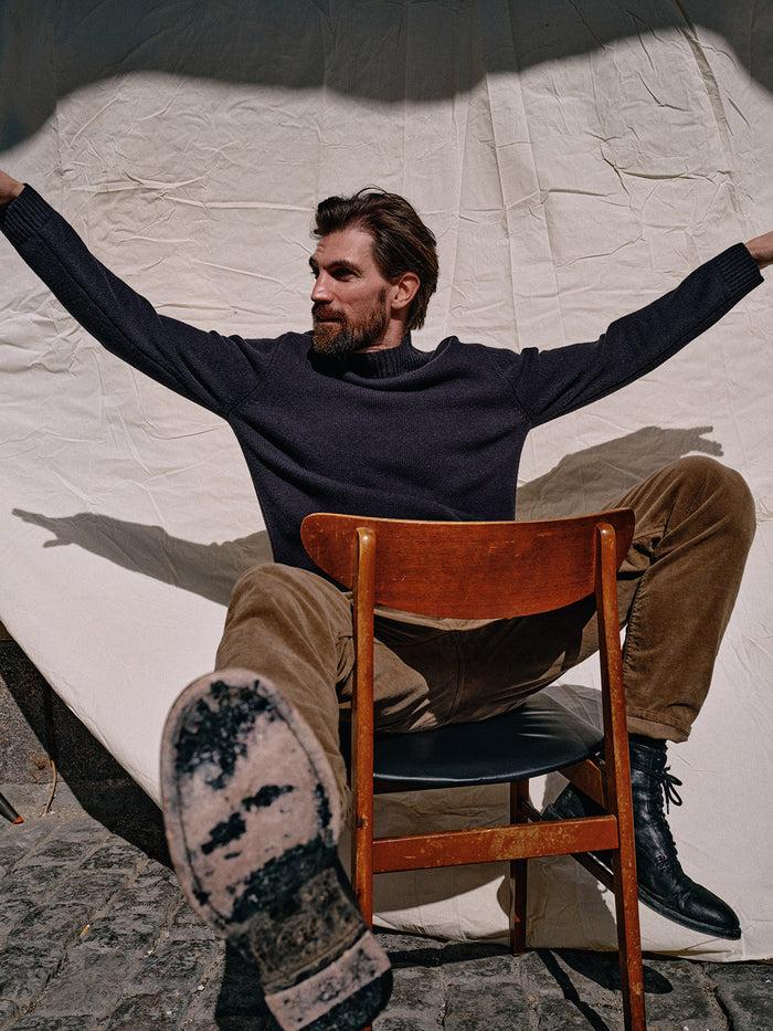 Blue De Gênes Carmine Knit Dark Navy