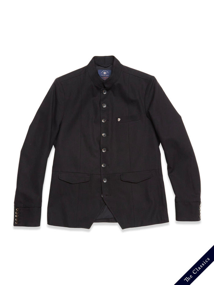 Blue De Gênes Casella Officers Blazer Black