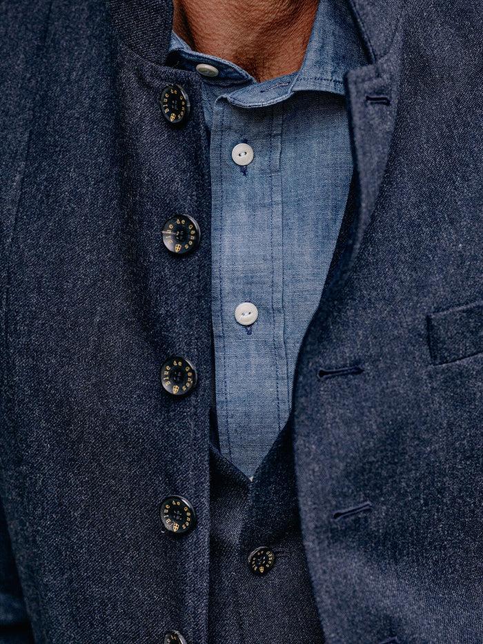 Blue De Gênes Casella Santo Blazer Navy