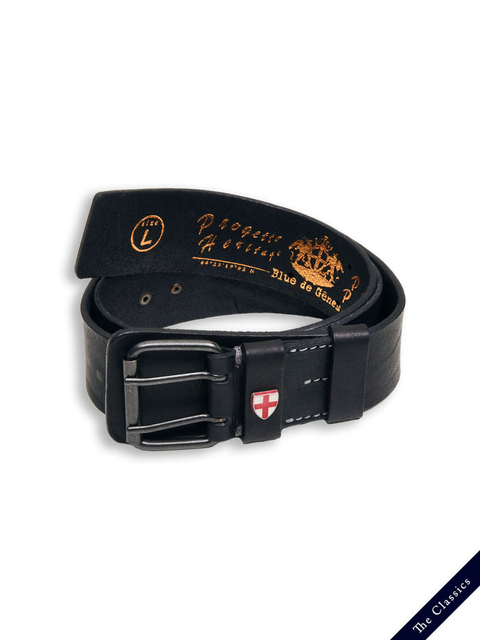 blue de gênes Cintura Belt Black