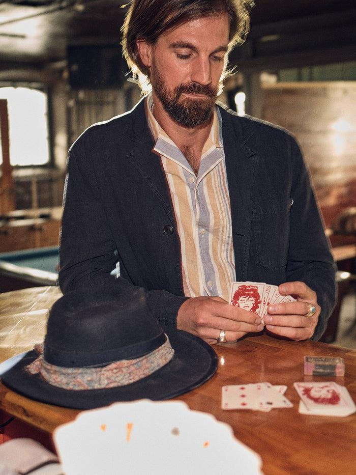 Blue De Gênes Colonnello Tino Shirt Multi Stripe