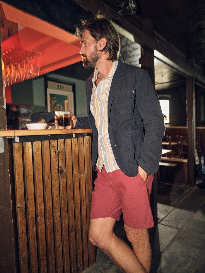 blue de gênes Colonnello Tino Shirt Multi Stripe