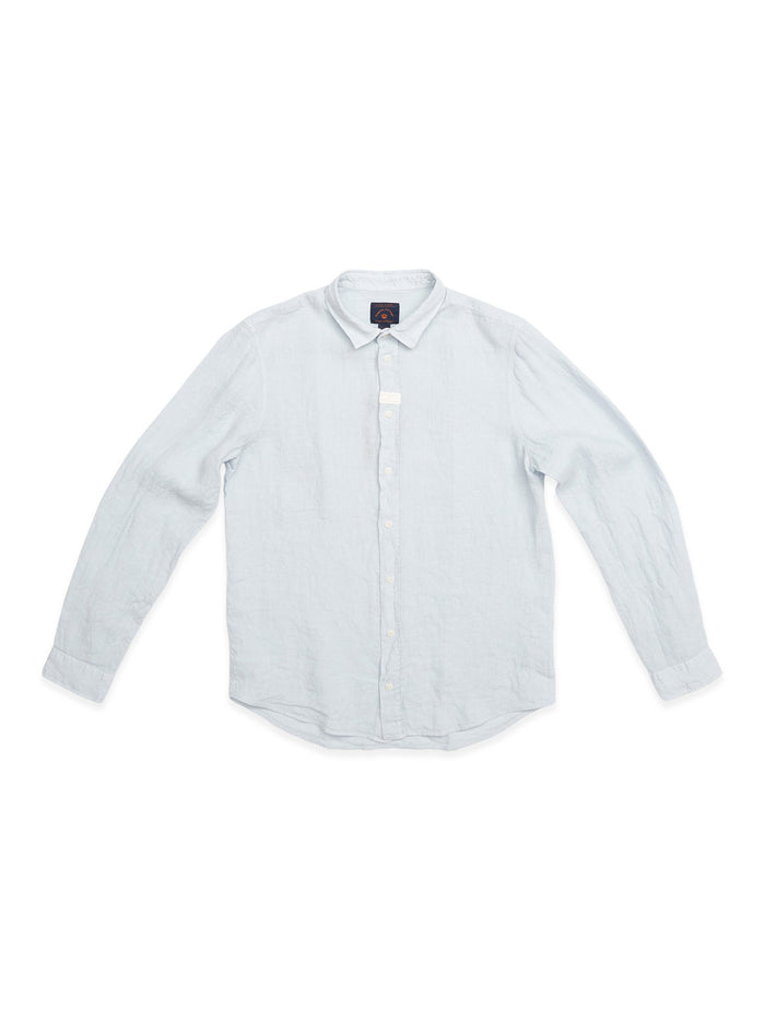 Blue De Gênes Enrico Beach Shirt Blue Water
