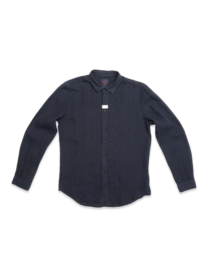 blue de gênes Enrico Beach Shirt Navy