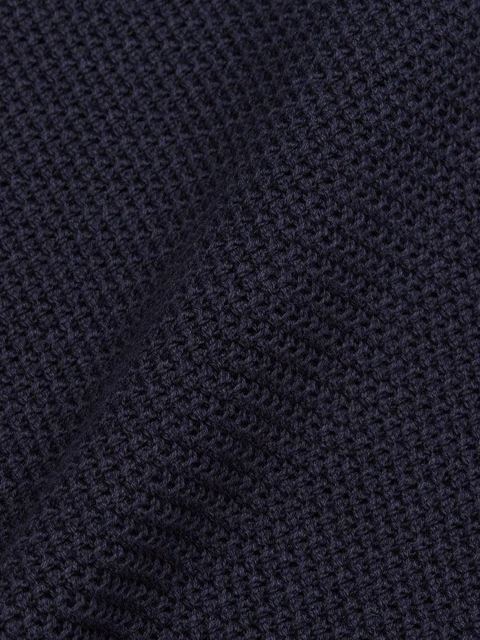 Blue De Gênes Filo Knit Polo Navy