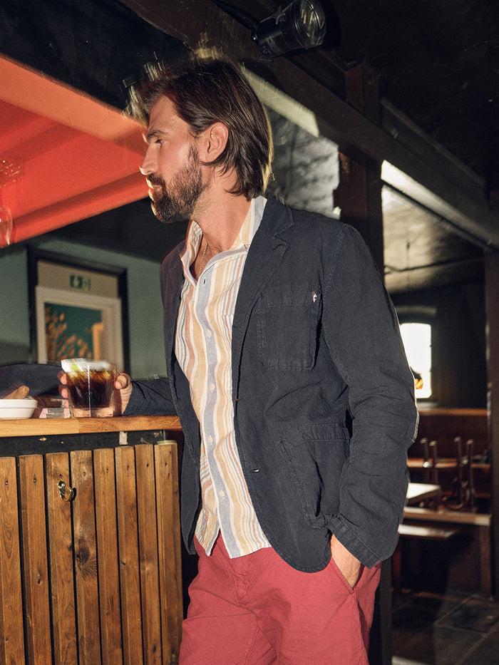 blue de gênes Gabbiano Metz Blazer Dark Navy