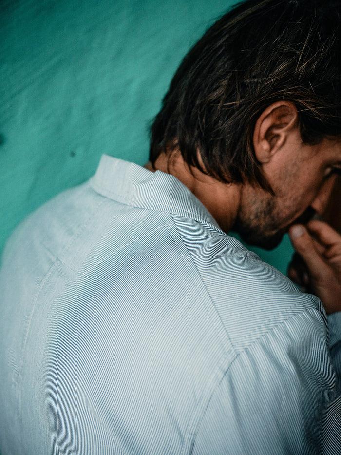 blue de gênes Gabbiano Riga Blazer Blue Stripe