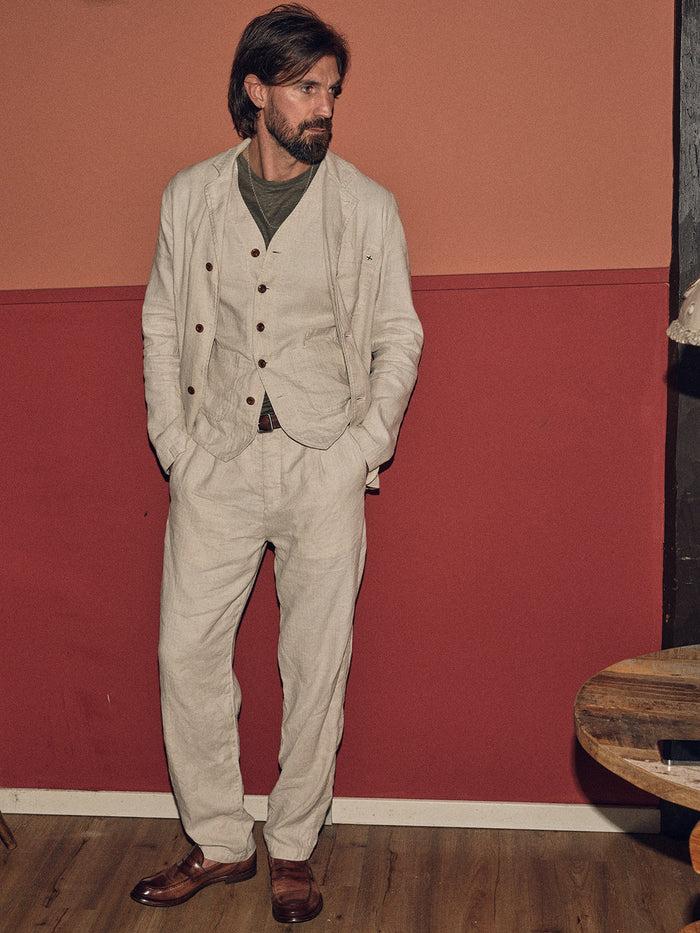 Blue De Gênes Gabbiano Winnot Blazer Natural