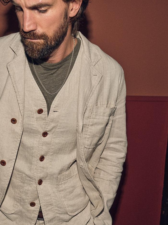 Blue De Gênes Gabbiano Winnot Blazer Natural