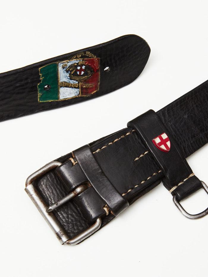 Blue De Gênes Gari Belt Black