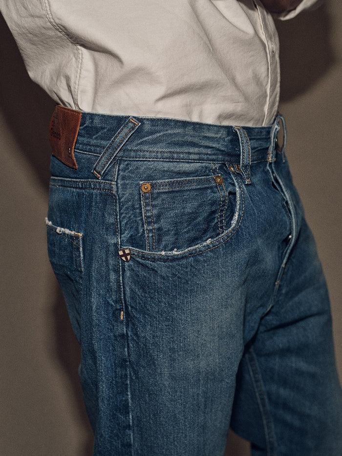 Blue De Gênes Giacomo 39 Used Jeans Denim Blue