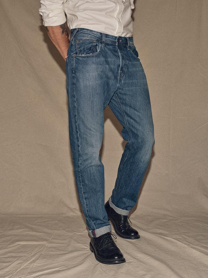 Blue De Gênes Giacomo 39 Used Jeans Denim Blue