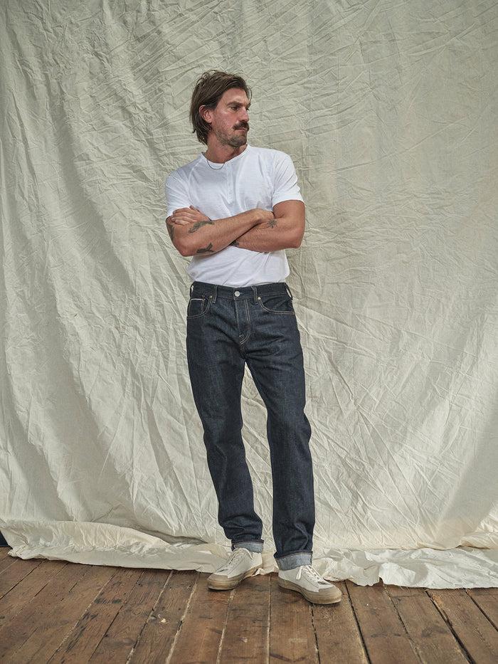 blue de gênes Giacomo Selvedge Jeans Raw Denim