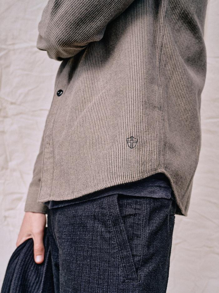 Blue De Gênes Ginotto Oregon Shirt Pebble Beige