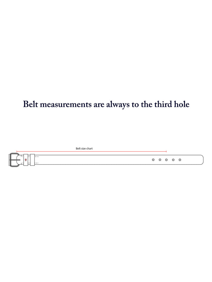 Blue De Gênes Intero Belt Brown