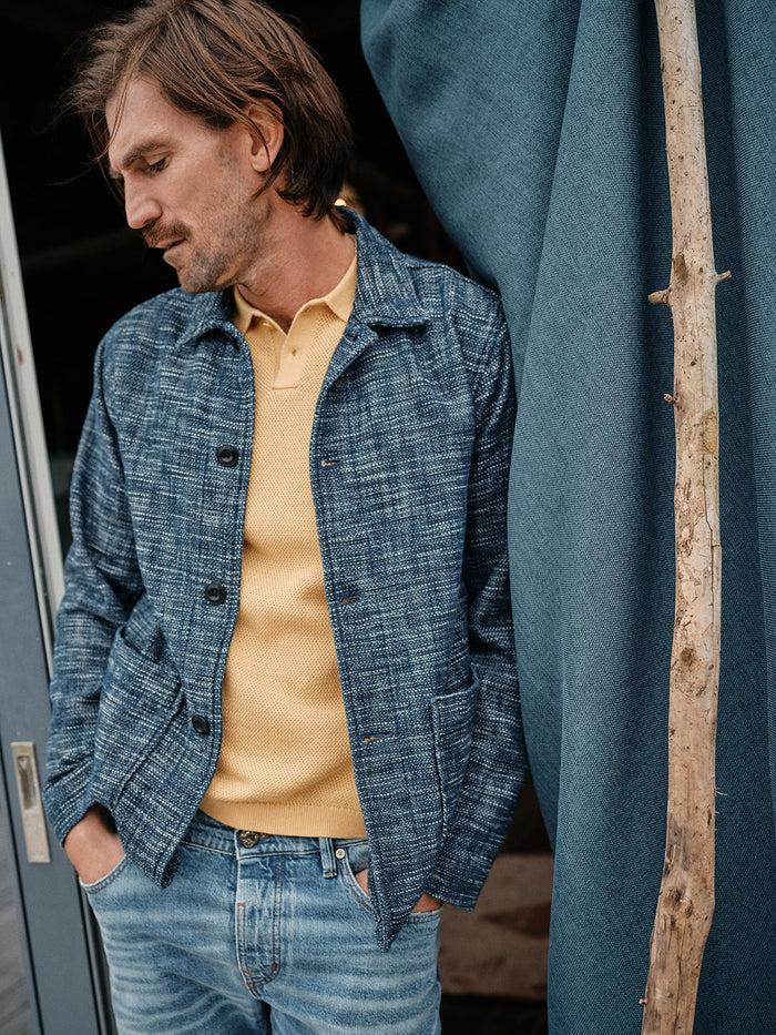 Blue De Gênes Kojima Jacket Navy