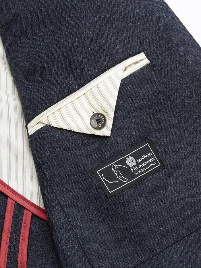 Blue De Gênes Leopardi Santo Blazer Navy