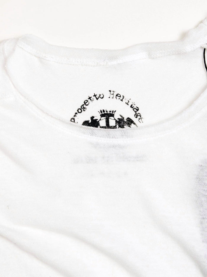 Blue De Gênes Lino T-shirt White