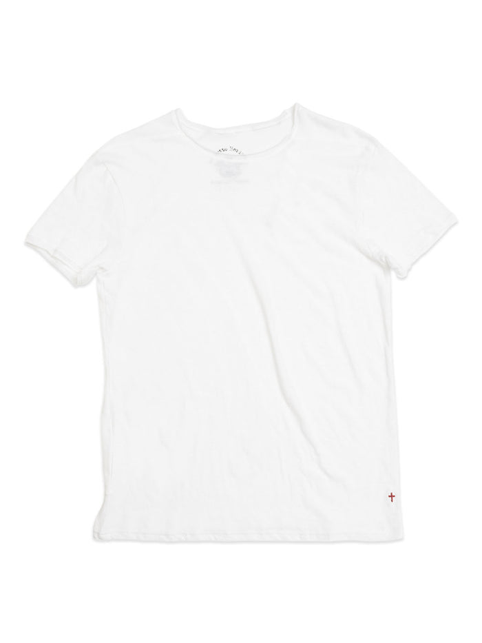 blue de gênes Lino T-shirt White