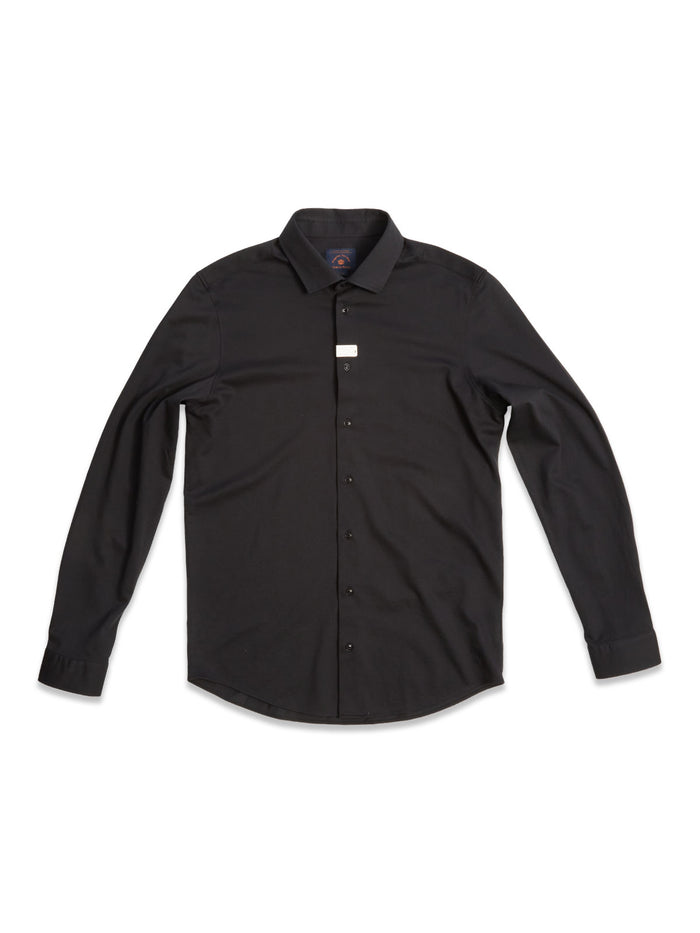 Blue De Gênes Luccio Dry Shirt Jet Black